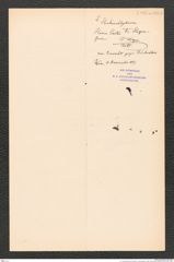 k.k. naturhistorisches Hofmuseum, Intendanzakten 1885-1896 (Hauer), Aktenzahl Z.455.a/1887, Seite 1
